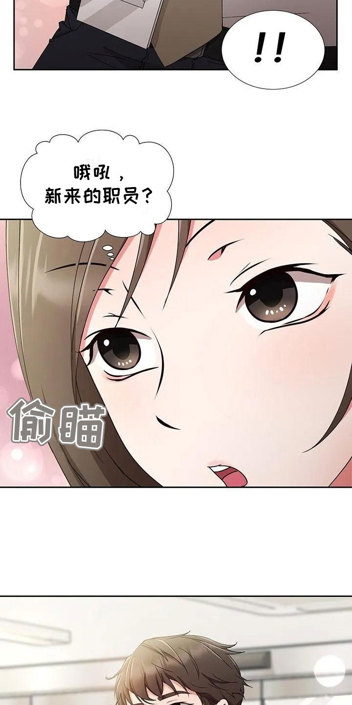 《下班后的工作》漫画最新章节第1章：新来的？免费下拉式在线观看章节第【5】张图片