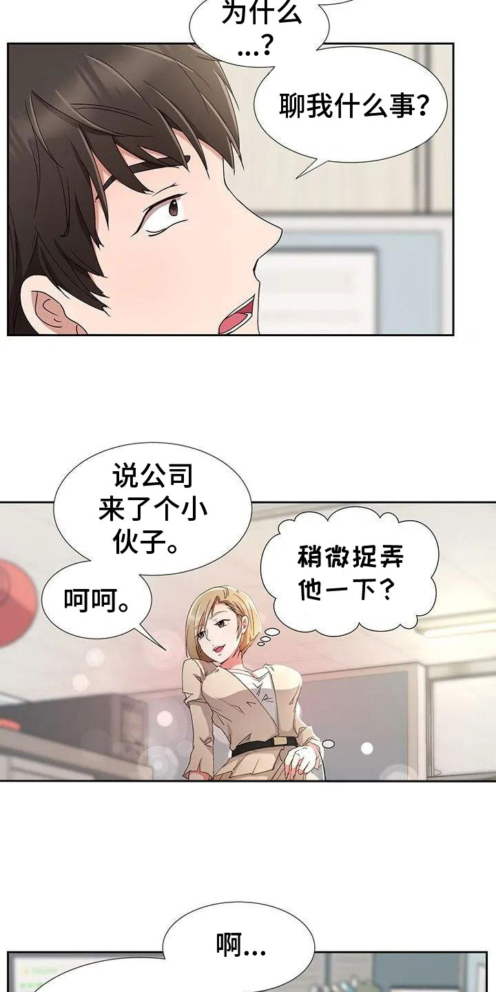 《下班后的工作》漫画最新章节第2章：捉弄他免费下拉式在线观看章节第【8】张图片