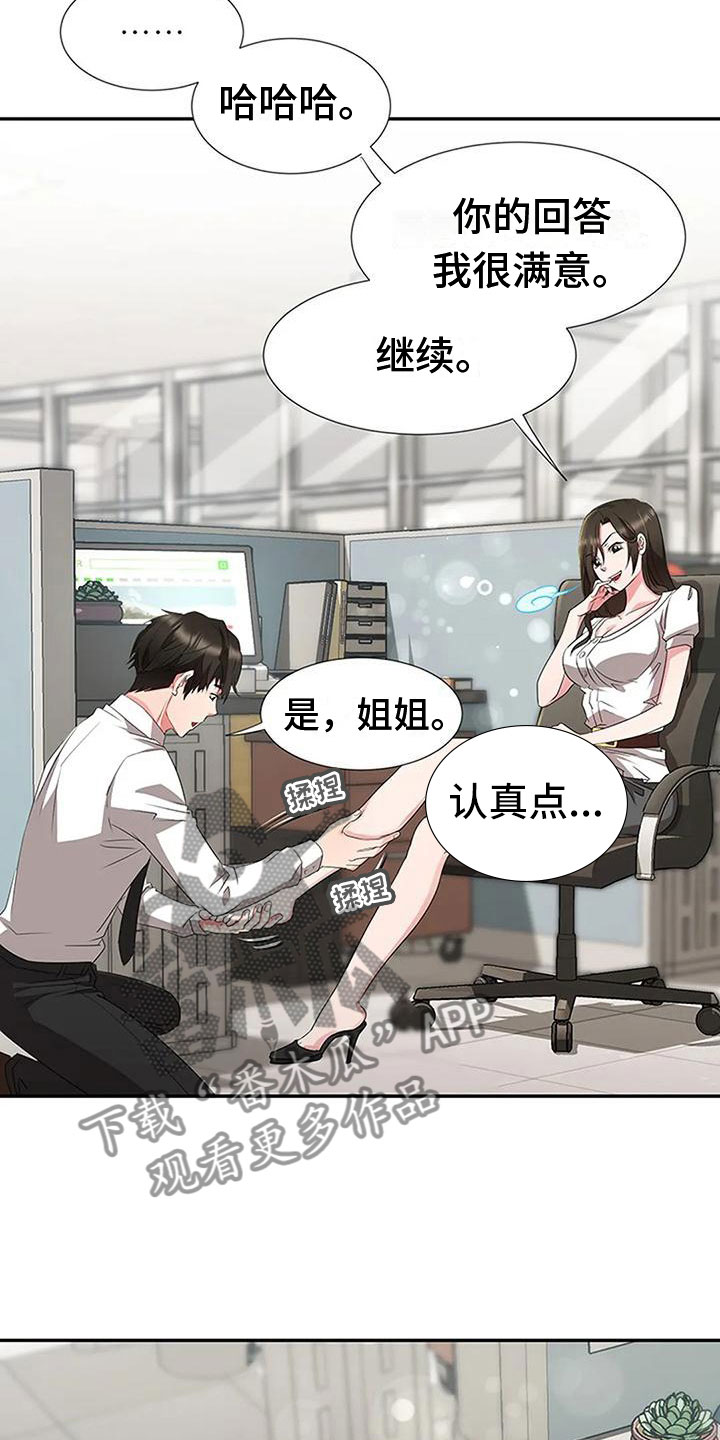 《下班后的工作》漫画最新章节第22章：触碰免费下拉式在线观看章节第【11】张图片