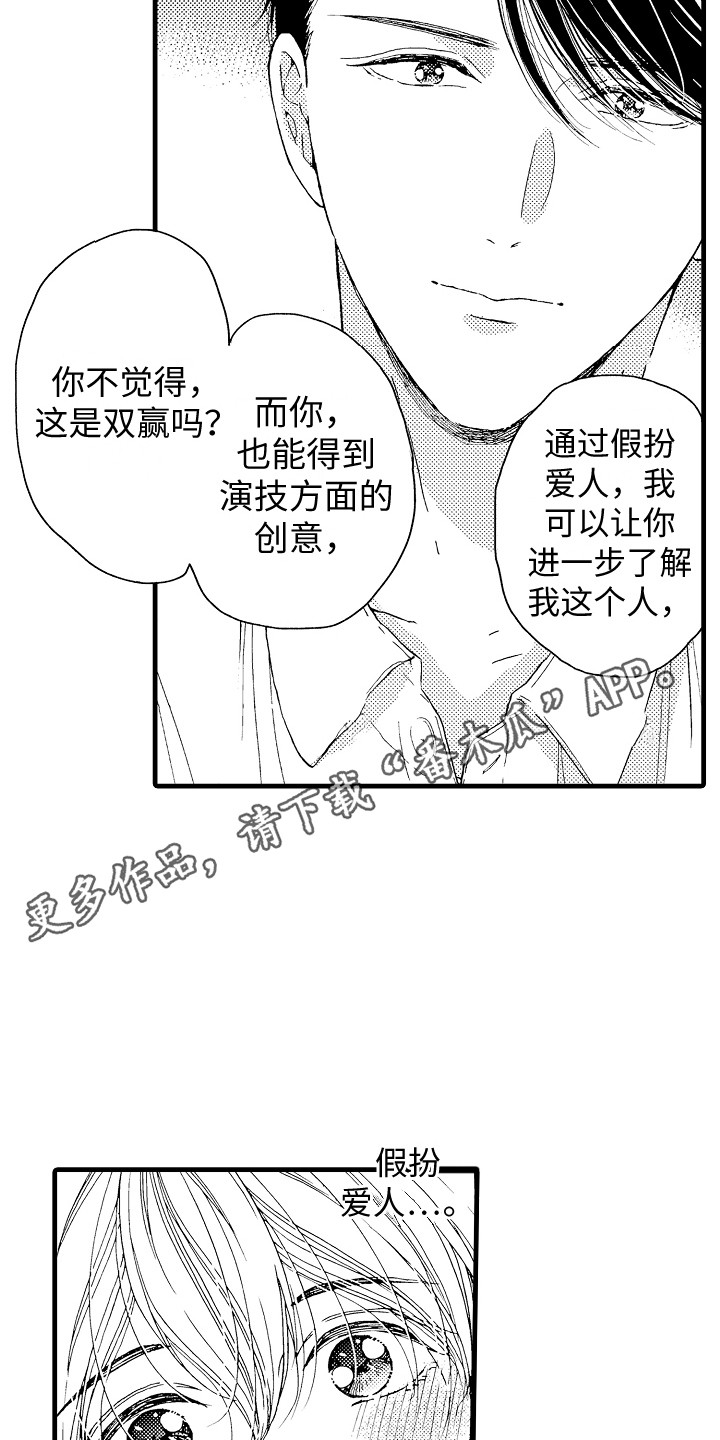 《演员惩罚》漫画最新章节第11章：停止思考免费下拉式在线观看章节第【8】张图片