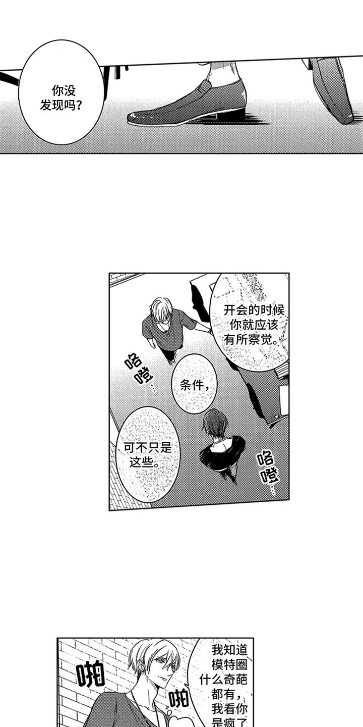 《顶级模特》漫画最新章节第6章：条件免费下拉式在线观看章节第【7】张图片