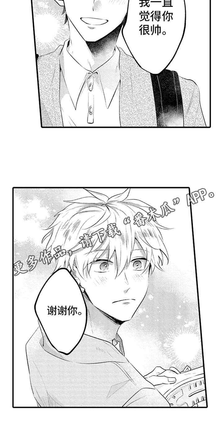 《无法隐藏的爱》漫画最新章节第16章：很帅免费下拉式在线观看章节第【1】张图片