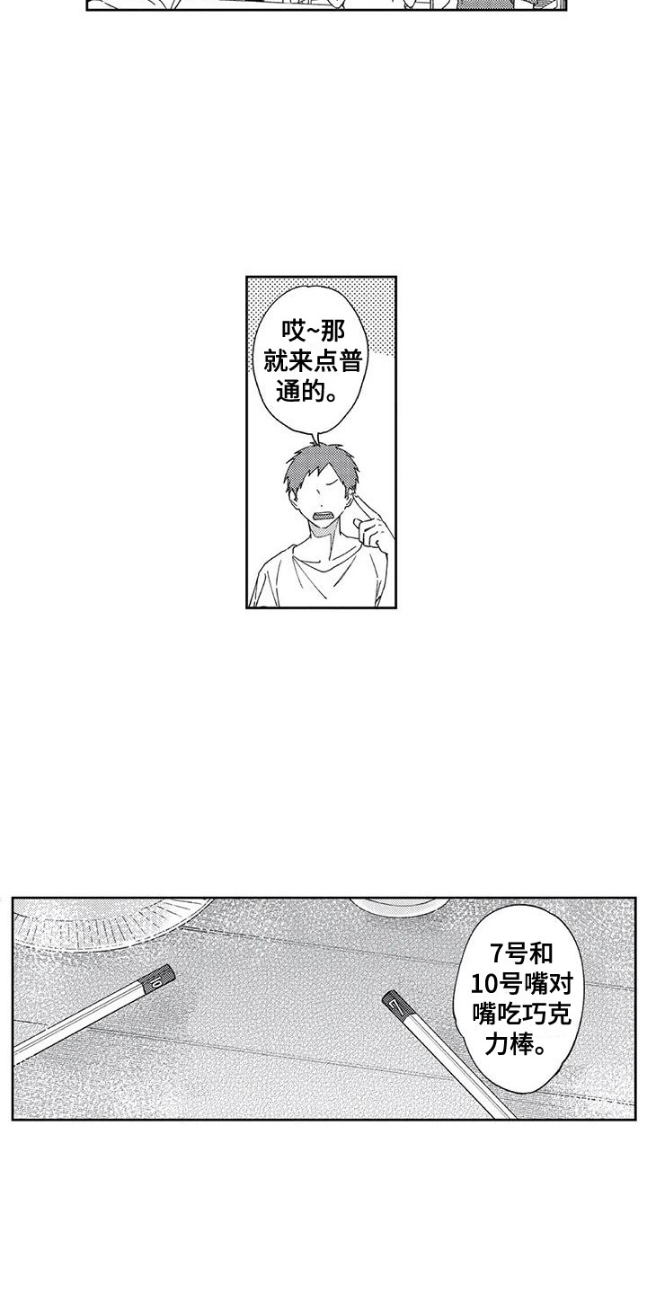 《回头看雪野》漫画最新章节第4章：国王游戏免费下拉式在线观看章节第【12】张图片