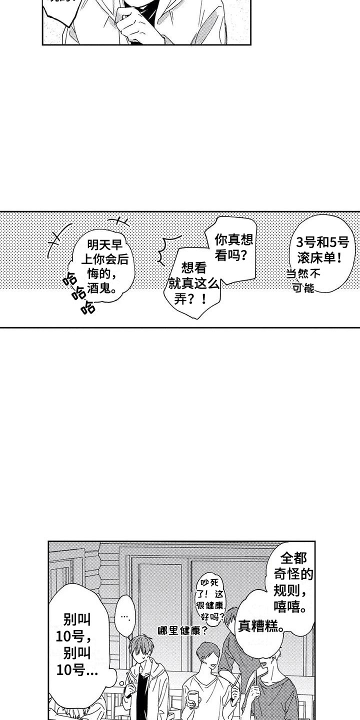 《回头看雪野》漫画最新章节第4章：国王游戏免费下拉式在线观看章节第【13】张图片