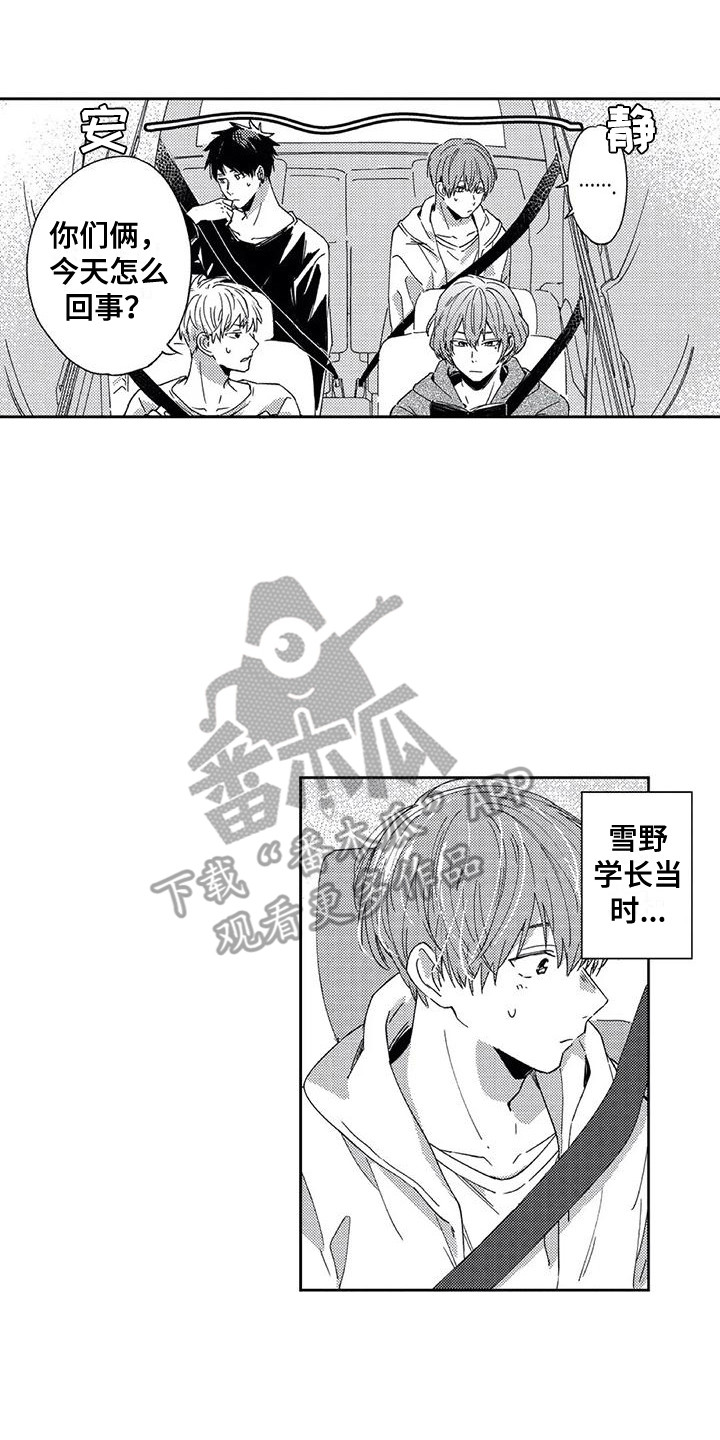 《回头看雪野》漫画最新章节第8章：尴尬免费下拉式在线观看章节第【12】张图片