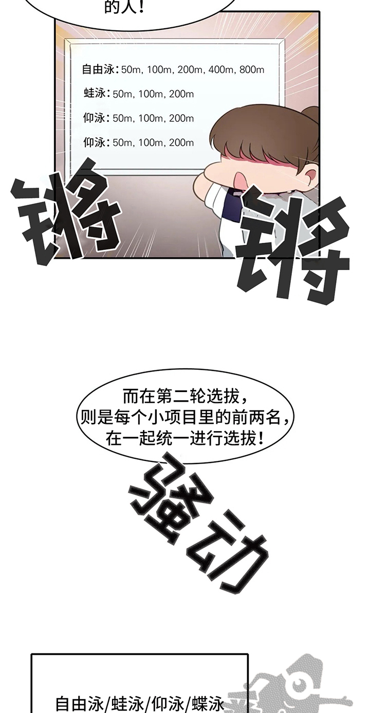 《热浪游泳》漫画最新章节第21章：选拔赛开始免费下拉式在线观看章节第【15】张图片