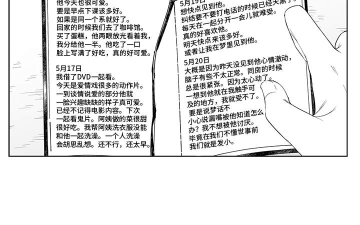 《痴情怪兽》漫画最新章节第4章：日记免费下拉式在线观看章节第【9】张图片