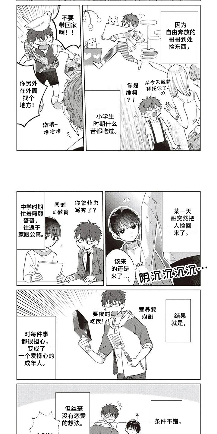 《小老虎养成记》漫画最新章节第2章：大哥免费下拉式在线观看章节第【2】张图片