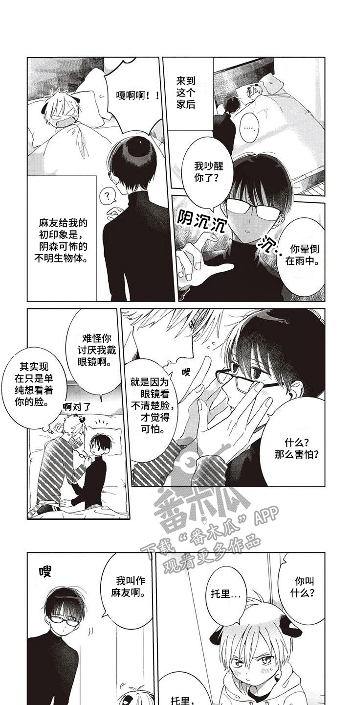 《小老虎养成记》漫画最新章节第4章：收拾房间免费下拉式在线观看章节第【8】张图片