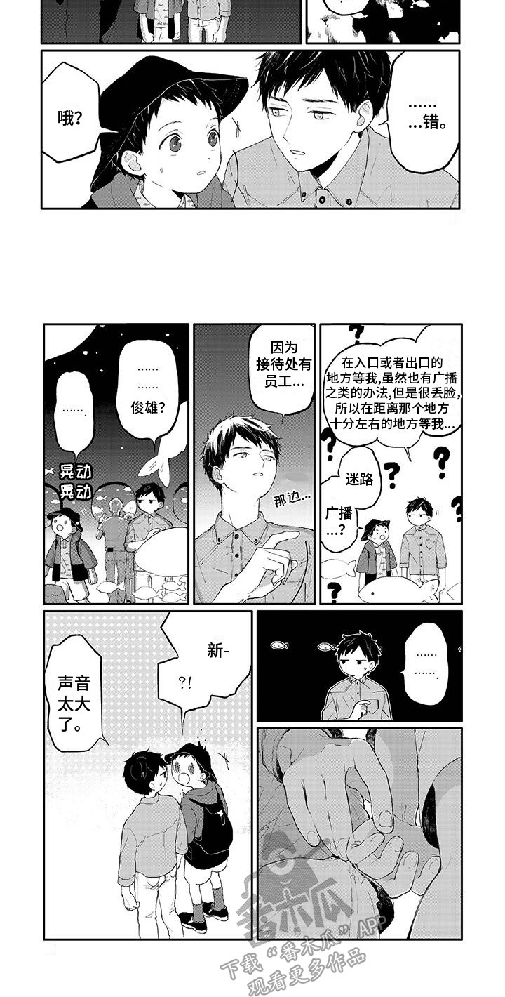 《温馨的家》漫画最新章节第25章：水族馆免费下拉式在线观看章节第【1】张图片