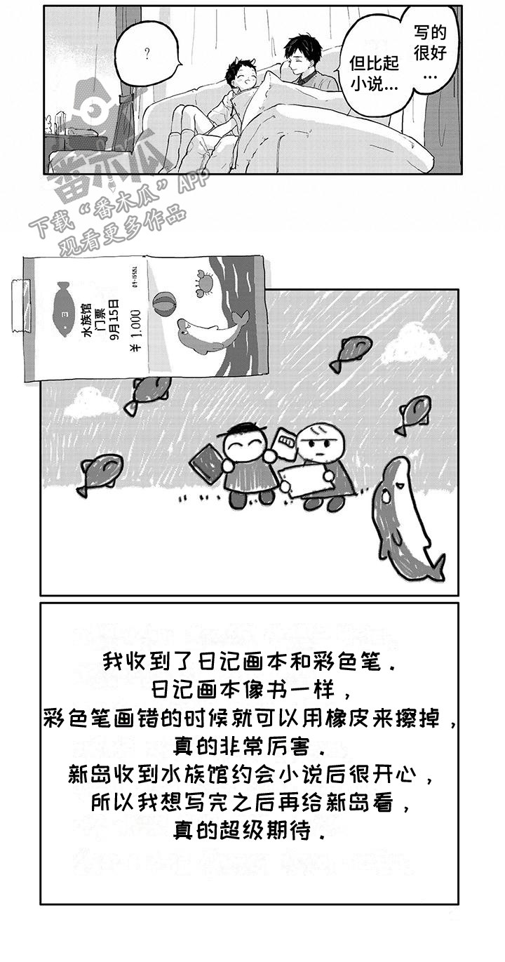 《温馨的家》漫画最新章节第26章：日记画本免费下拉式在线观看章节第【1】张图片