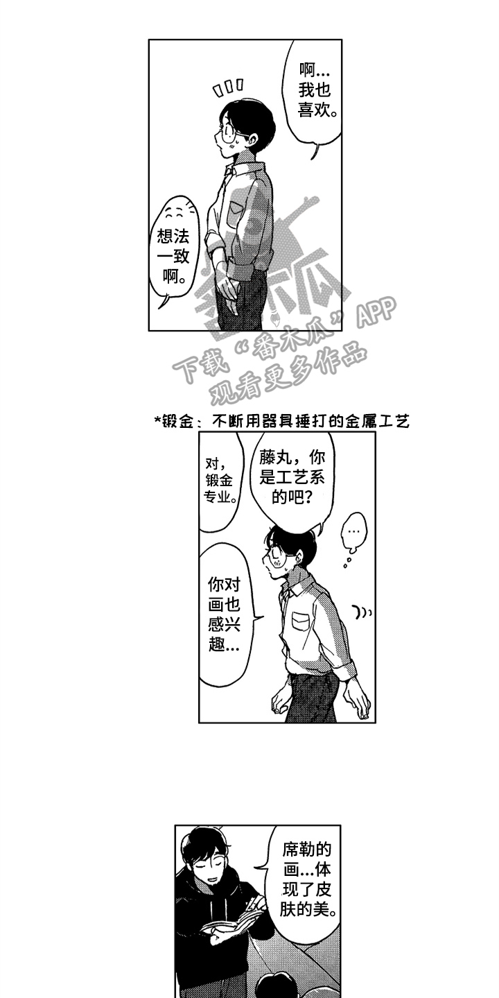 《莫名的痴恋》漫画最新章节第4章：痴迷皮肤免费下拉式在线观看章节第【13】张图片