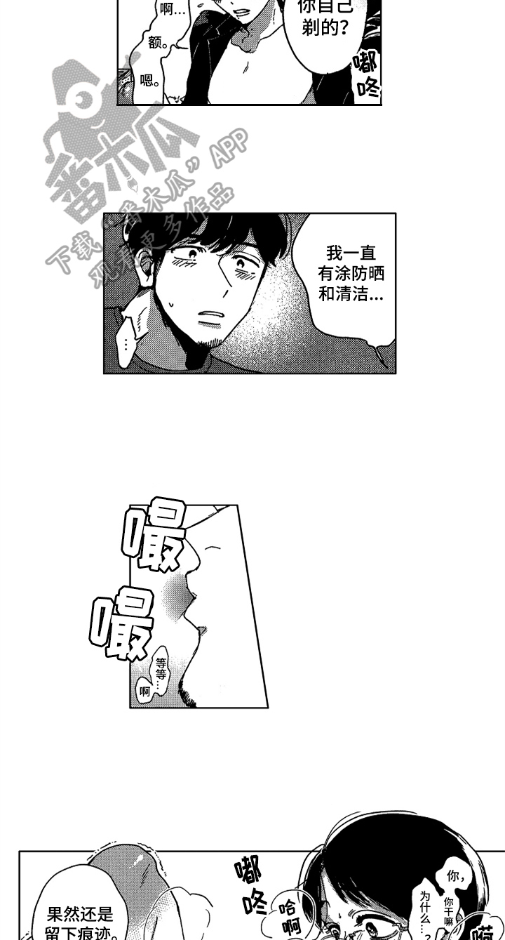 《莫名的痴恋》漫画最新章节第12章：模特免费下拉式在线观看章节第【2】张图片