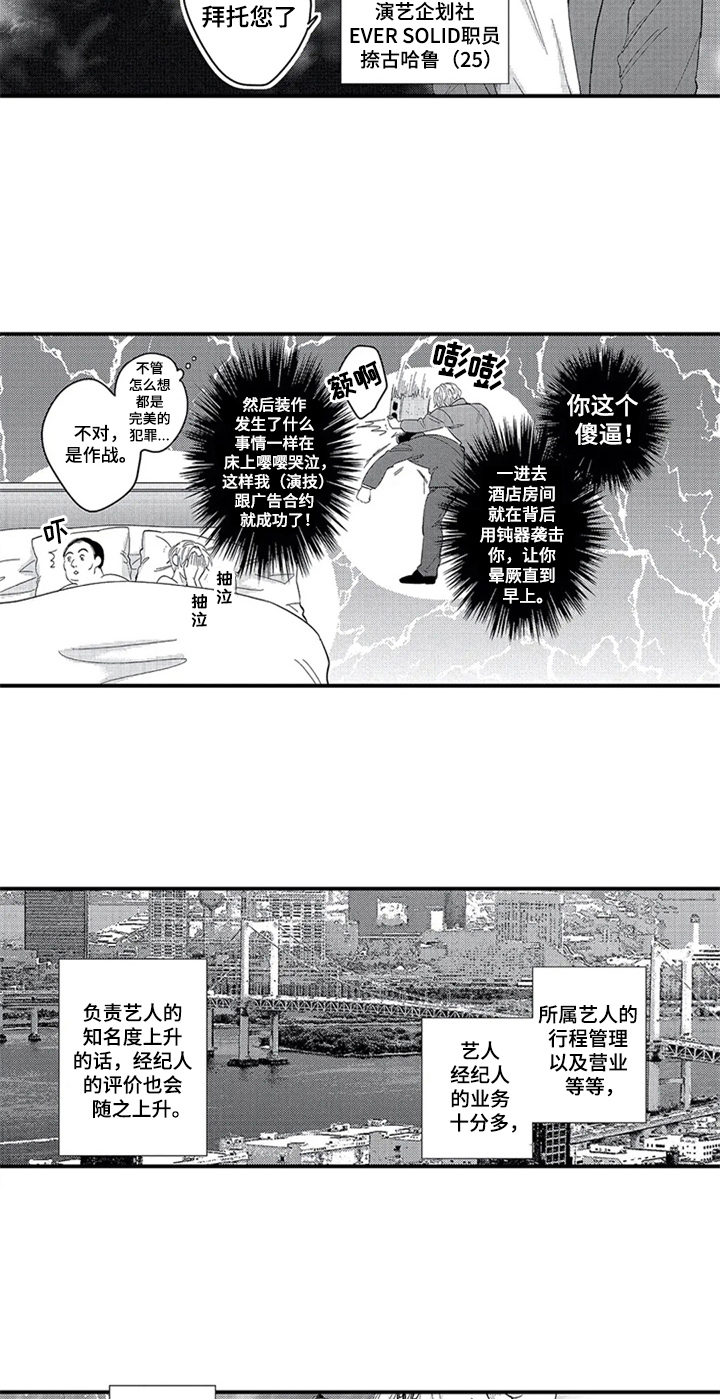 《经纪人津贴》漫画最新章节第1章：计谋免费下拉式在线观看章节第【5】张图片