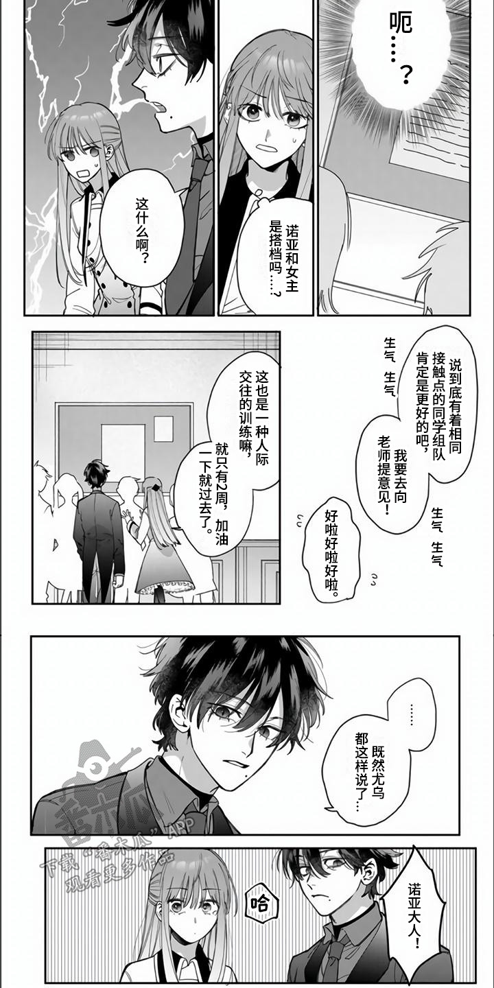 《路人女主逆袭》漫画最新章节第7章：分组免费下拉式在线观看章节第【3】张图片