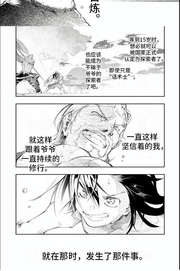 《话术战斗》漫画最新章节第2章：转变免费下拉式在线观看章节第【1】张图片