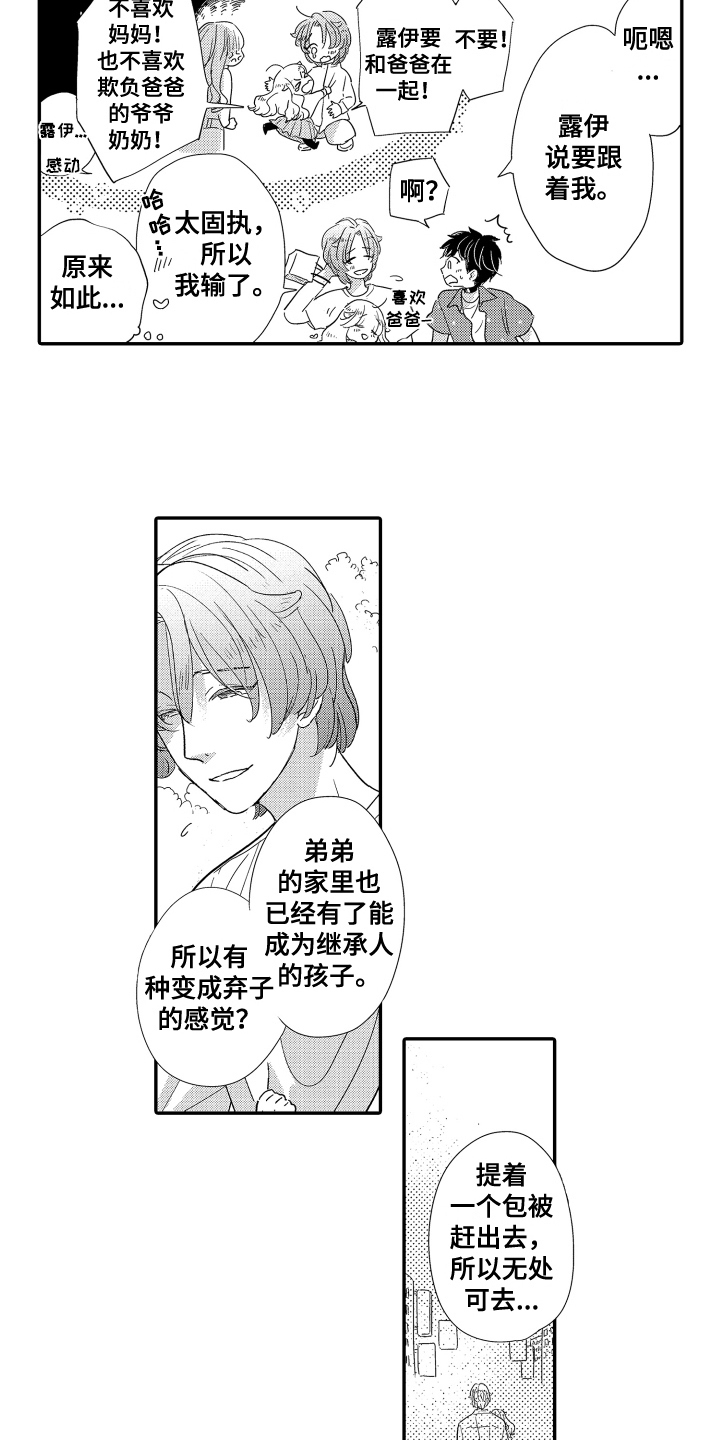 《爸爸和我》漫画最新章节第15章：来历免费下拉式在线观看章节第【3】张图片