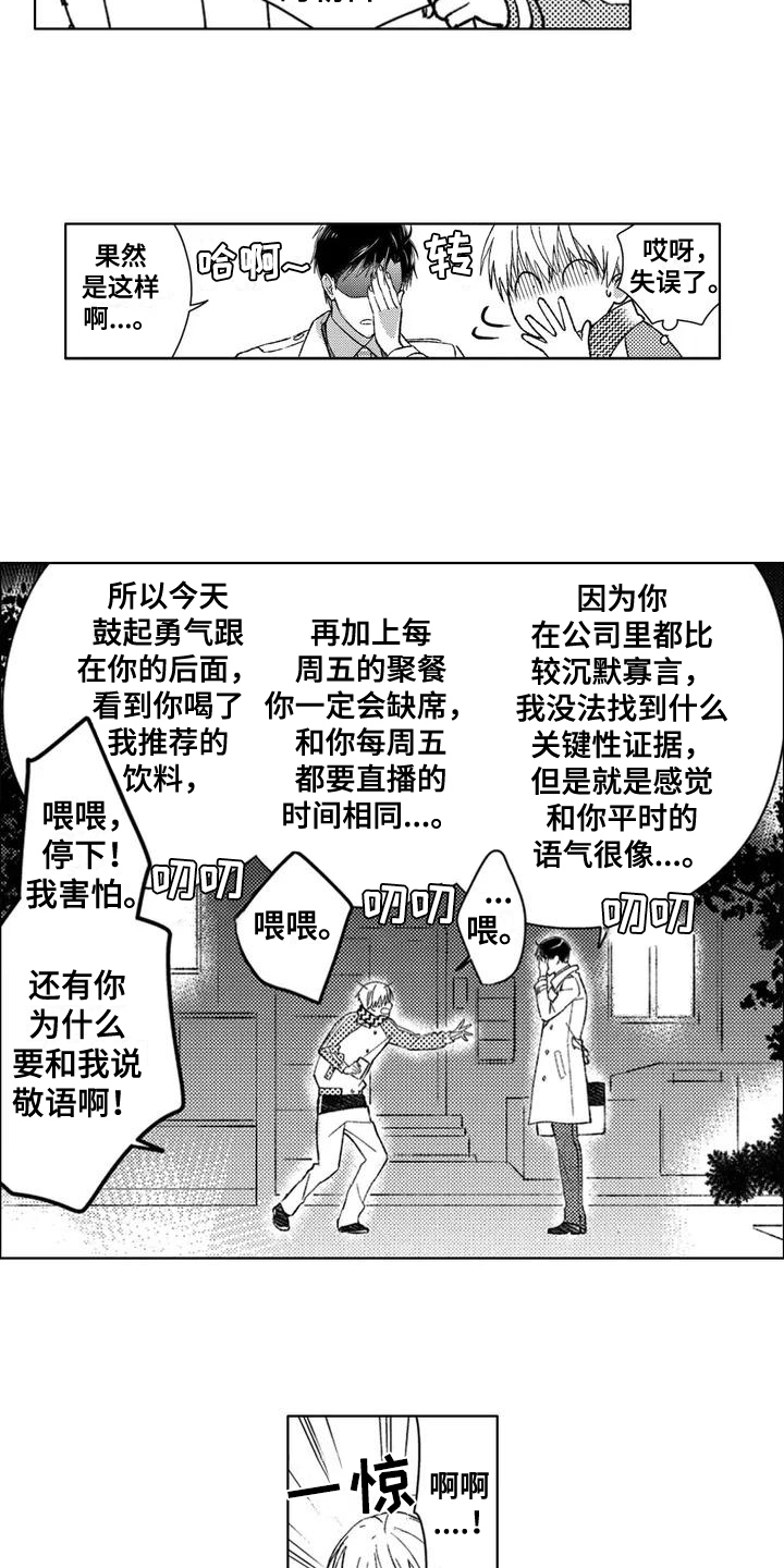 《金主是我的帅气同事》漫画最新章节第1章：识破免费下拉式在线观看章节第【3】张图片