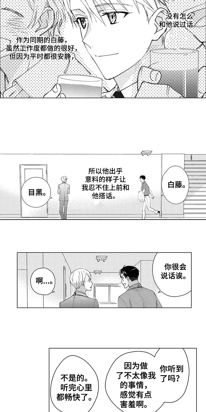 《金主是我的帅气同事》漫画最新章节第8章：喜欢免费下拉式在线观看章节第【3】张图片