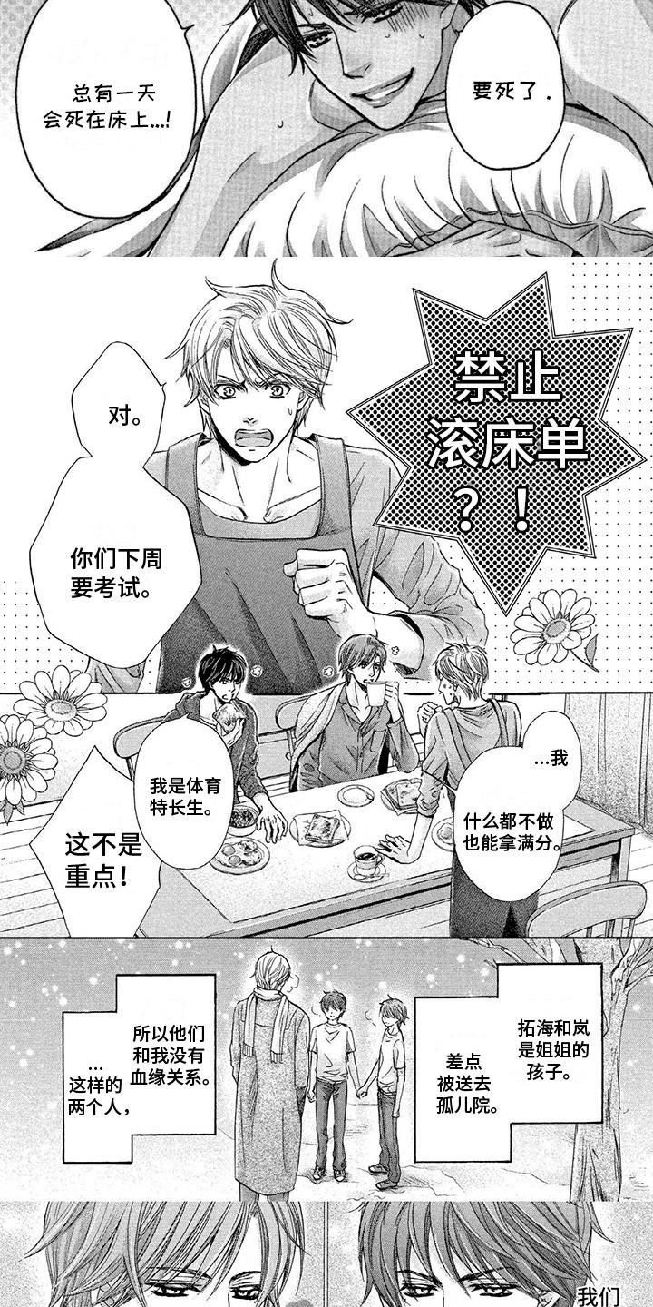 《两个儿子盯上我》漫画最新章节第4章：恋人比例免费下拉式在线观看章节第【6】张图片