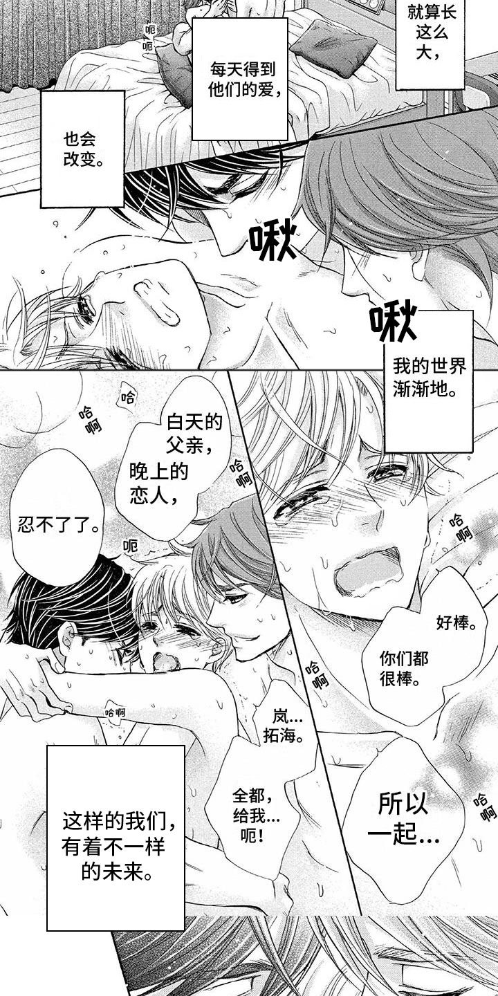 《两个儿子盯上我》漫画最新章节第14章：很棒吧免费下拉式在线观看章节第【2】张图片