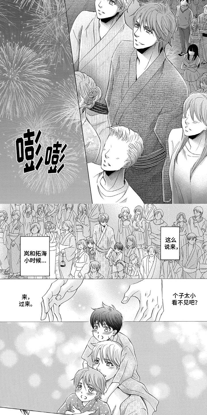 《两个儿子盯上我》漫画最新章节第22章：看烟花免费下拉式在线观看章节第【5】张图片