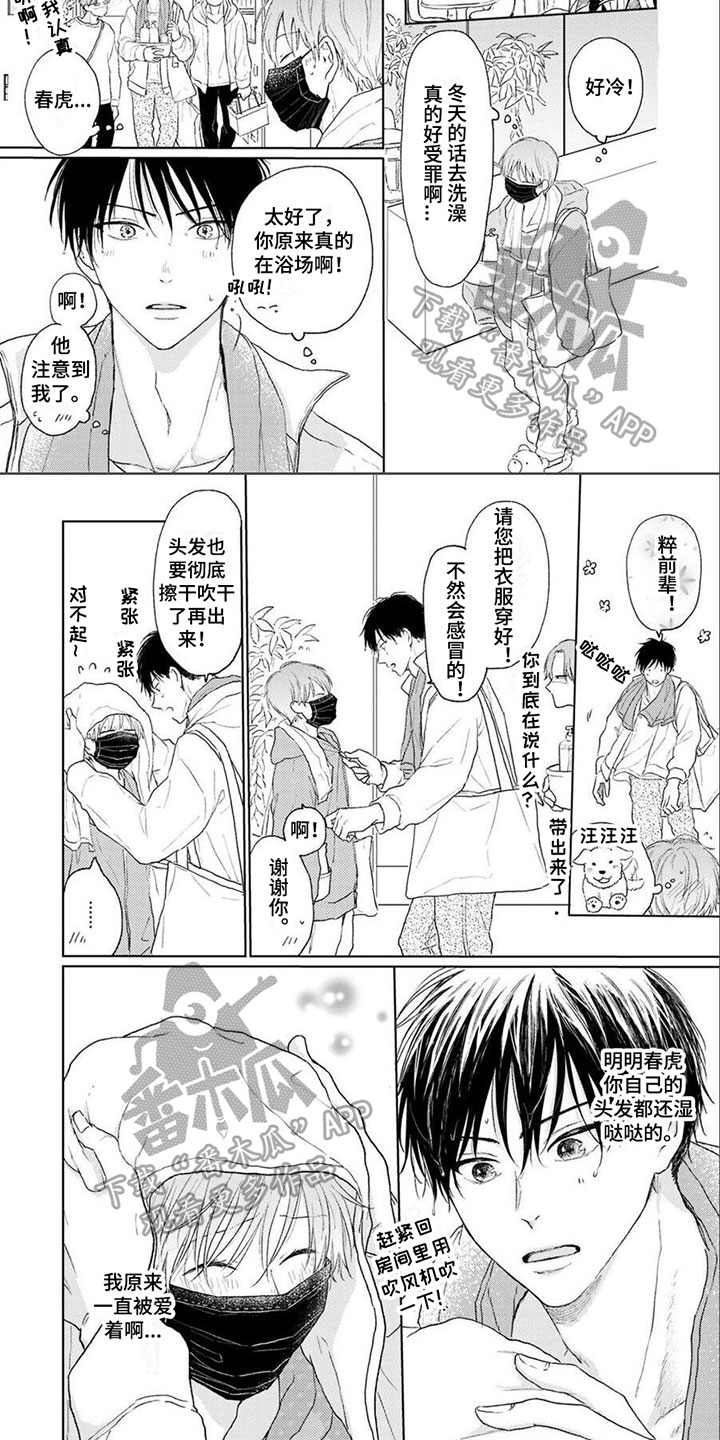 《春虎加油吧》漫画最新章节第15章：忍耐免费下拉式在线观看章节第【3】张图片