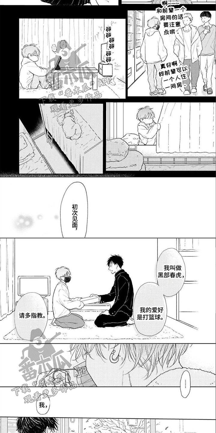 《春虎加油吧》漫画最新章节第18章：吃醋免费下拉式在线观看章节第【5】张图片