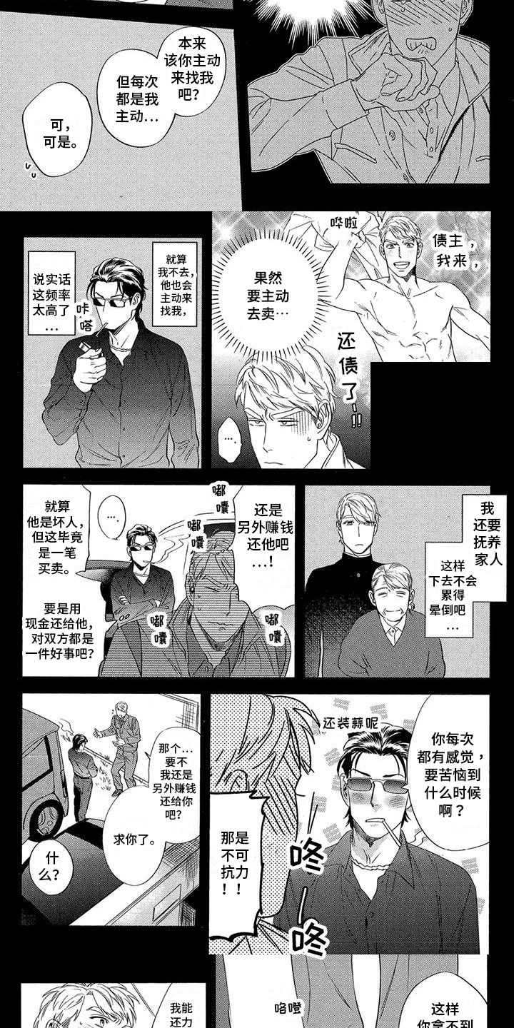 《情债难偿》漫画最新章节第3章：偿还方式免费下拉式在线观看章节第【2】张图片