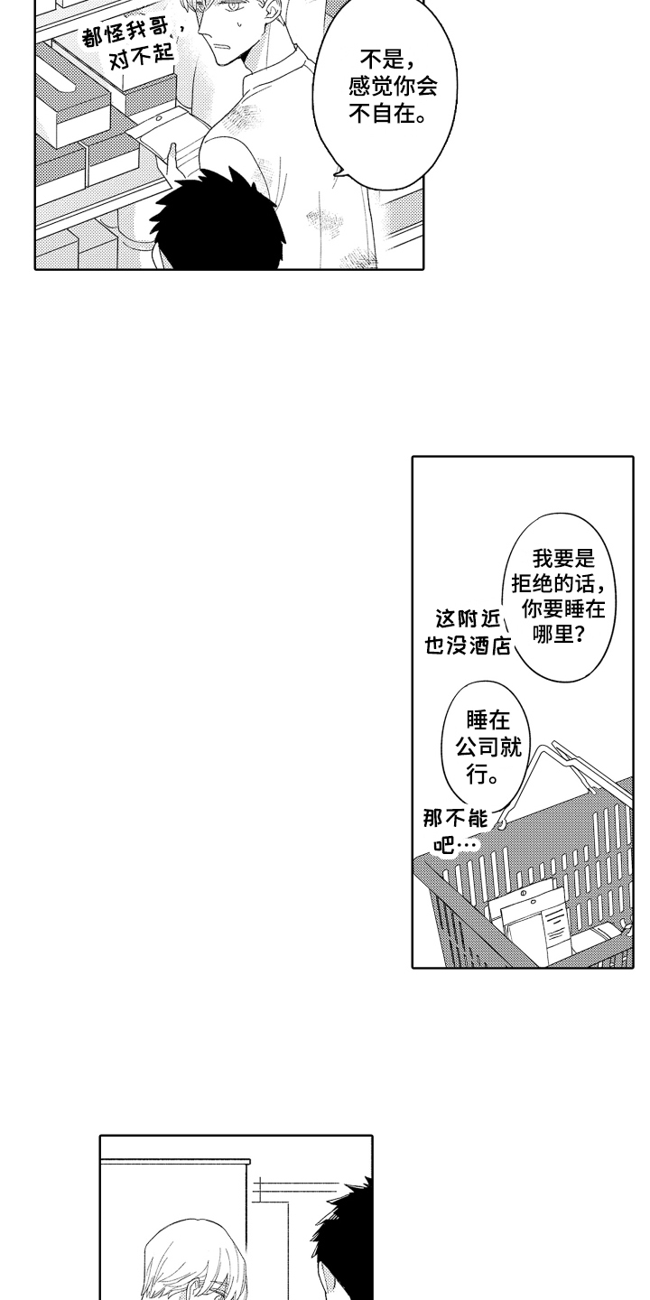 《爱你的平凡》漫画最新章节第3章：收留免费下拉式在线观看章节第【8】张图片