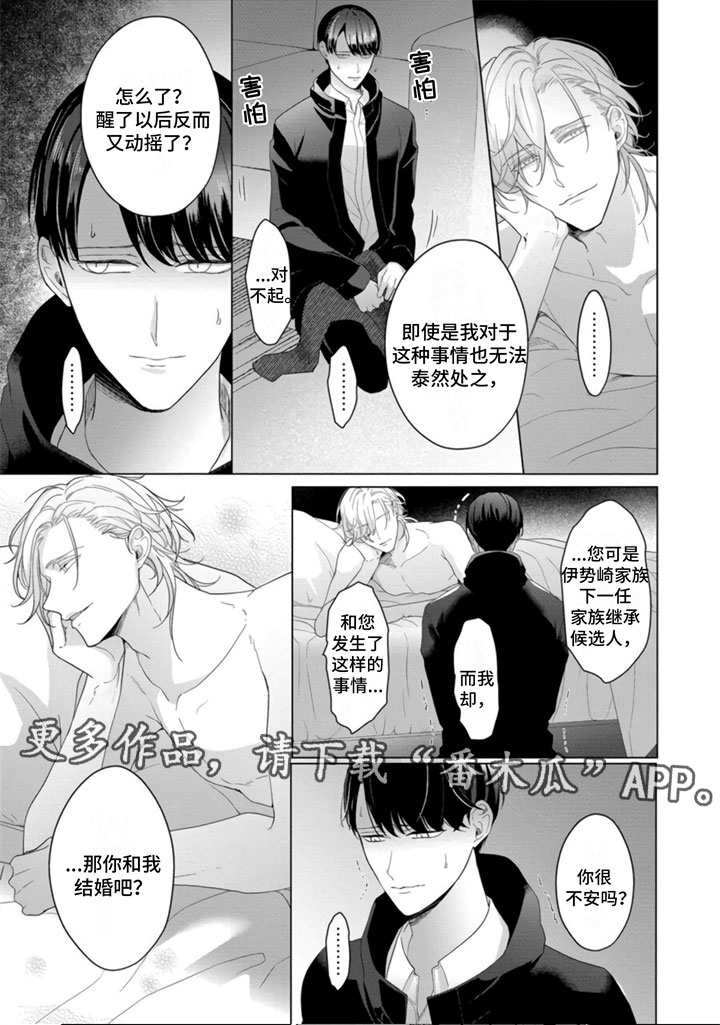 《公子的专属贝塔》漫画最新章节第14章：和我结婚吧？免费下拉式在线观看章节第【1】张图片