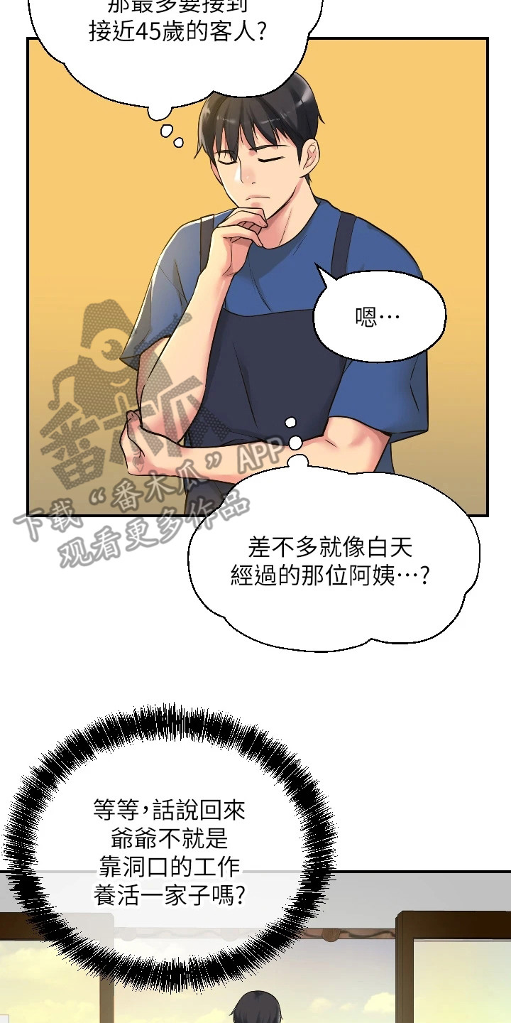 《继承杂货店》漫画最新章节第11章：偷偷打量免费下拉式在线观看章节第【14】张图片