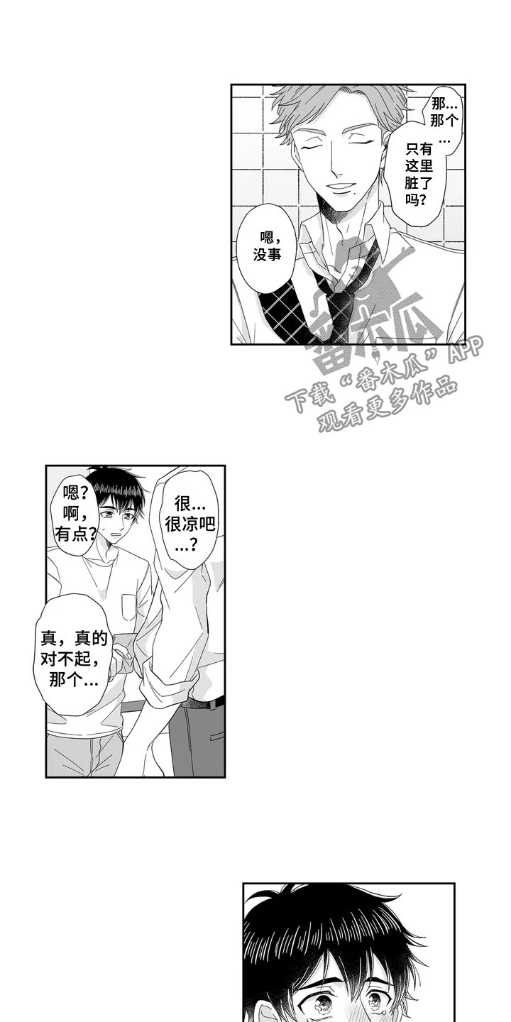 《被高规格帅哥撩到》漫画最新章节第6章：打翻咖啡免费下拉式在线观看章节第【3】张图片