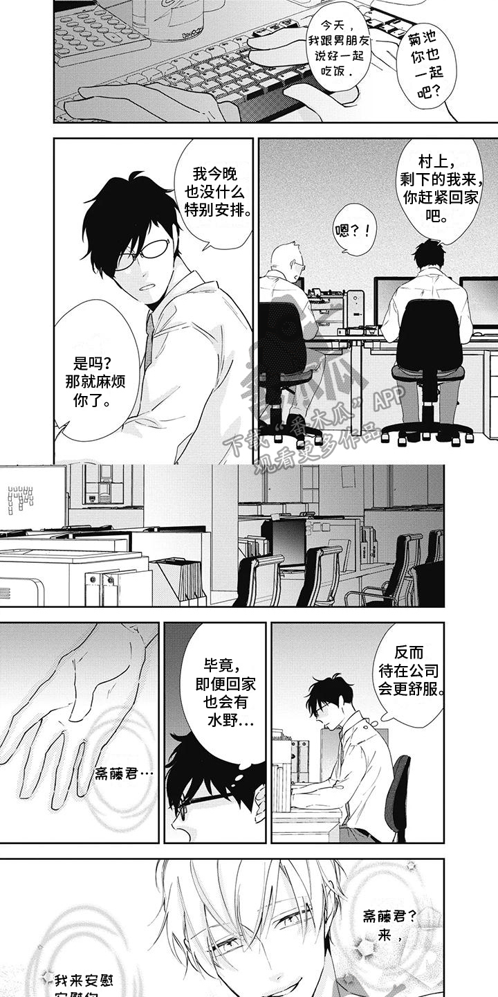 《斋藤与水野》漫画最新章节第6章：动摇免费下拉式在线观看章节第【4】张图片