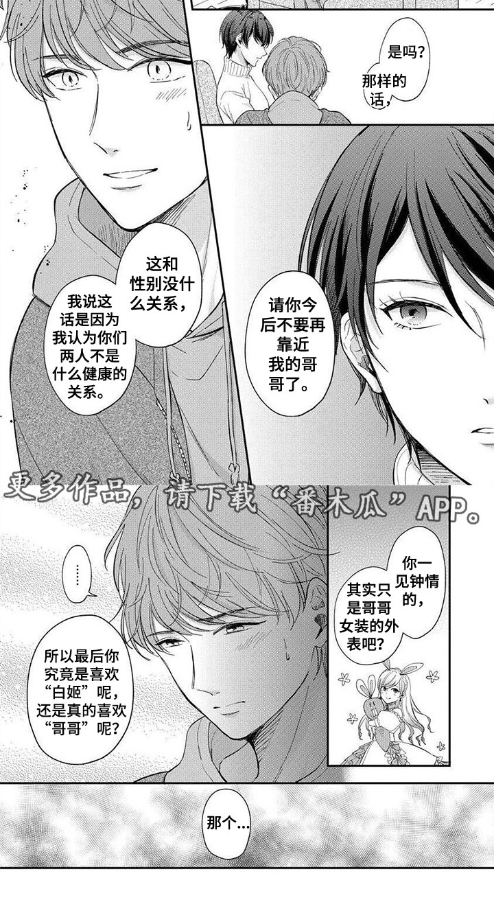 《我的女装男友》漫画最新章节第7章：他的妹妹免费下拉式在线观看章节第【1】张图片