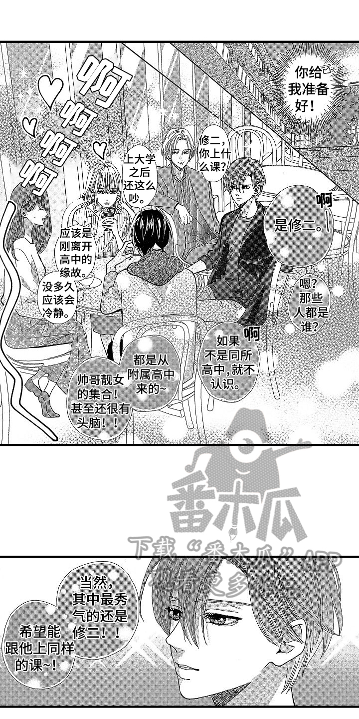 《讨厌的初恋》漫画最新章节第4章：重逢免费下拉式在线观看章节第【6】张图片