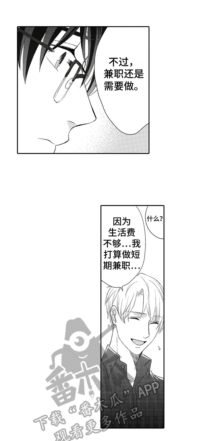 《心灵落雨》漫画最新章节第5章：模特兼职免费下拉式在线观看章节第【14】张图片