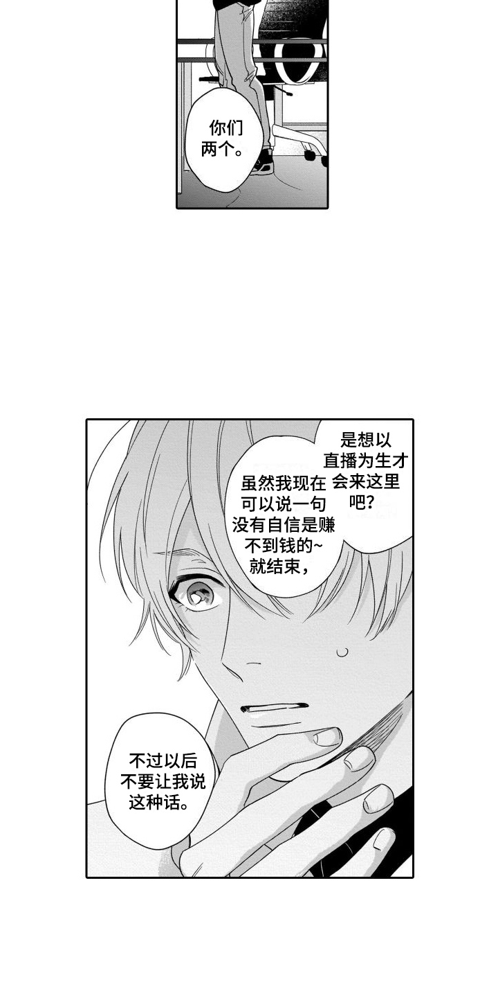 《情侣直播》漫画最新章节第6章：经纪人免费下拉式在线观看章节第【1】张图片