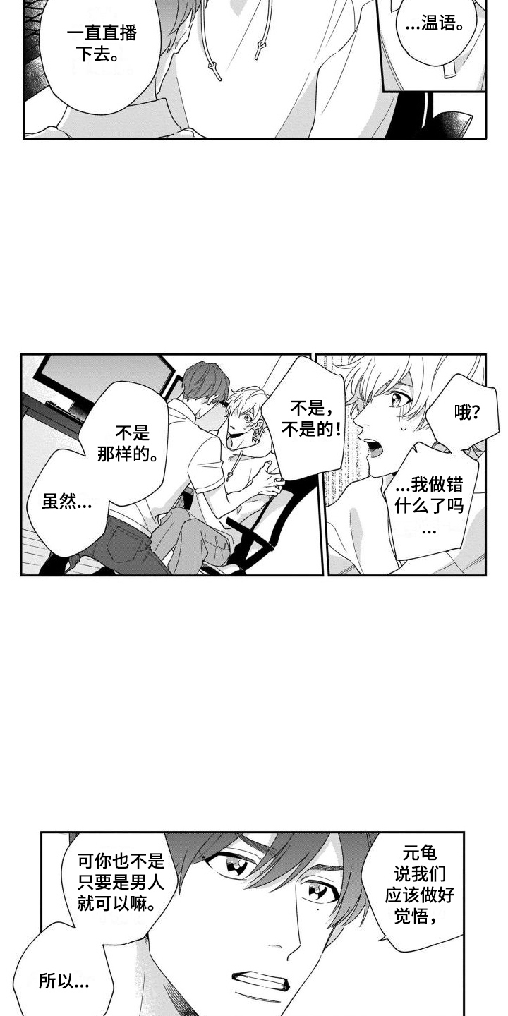 《情侣直播》漫画最新章节第8章：不介意免费下拉式在线观看章节第【5】张图片