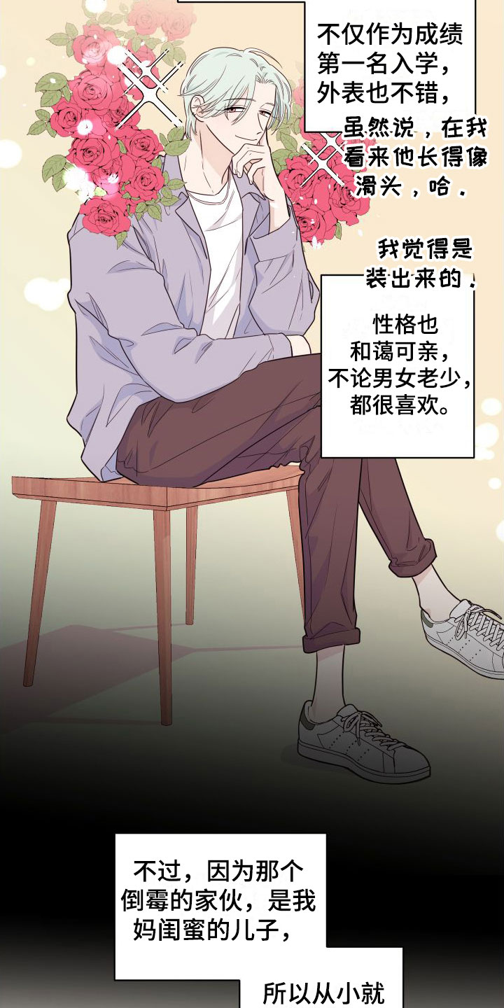 《红薯哈密瓜》漫画最新章节第1章：他很特别免费下拉式在线观看章节第【8】张图片