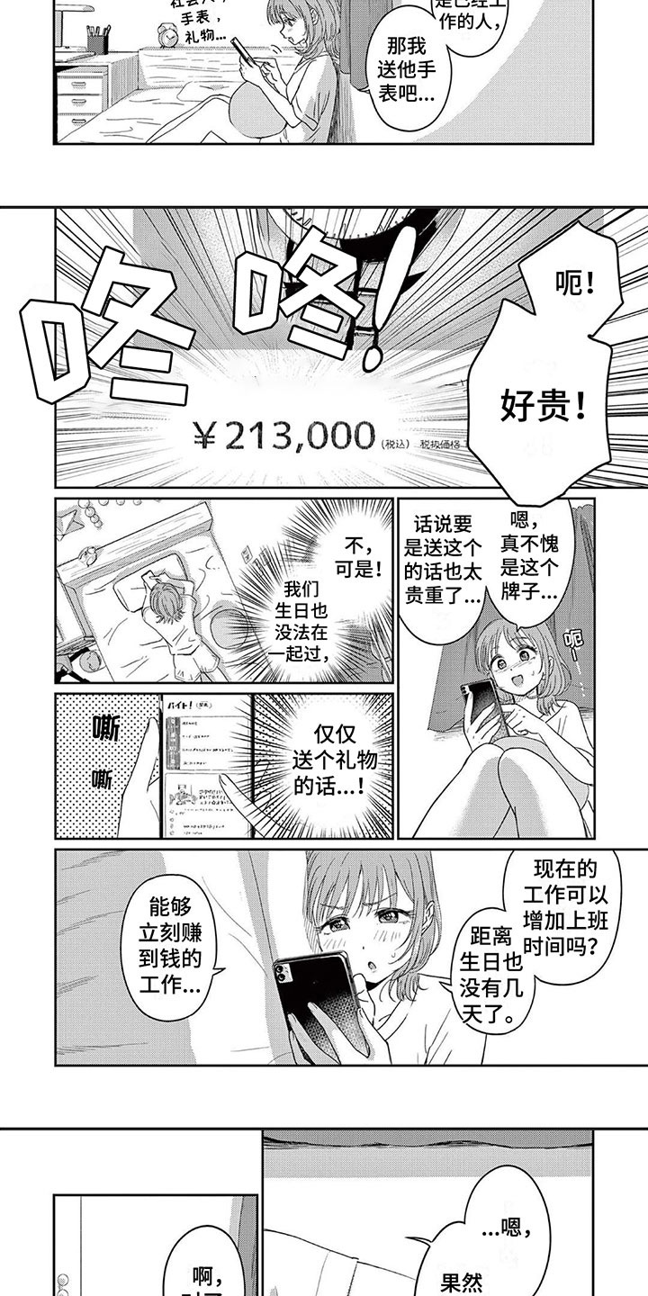 《乱来的吻》漫画最新章节第1章：有钱的兼职免费下拉式在线观看章节第【3】张图片