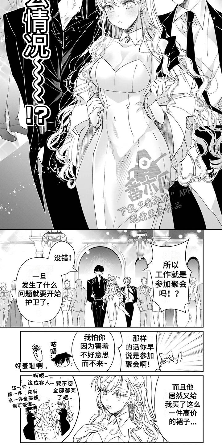 《灰姑娘的专属刺客》漫画最新章节第10章：宴会免费下拉式在线观看章节第【5】张图片