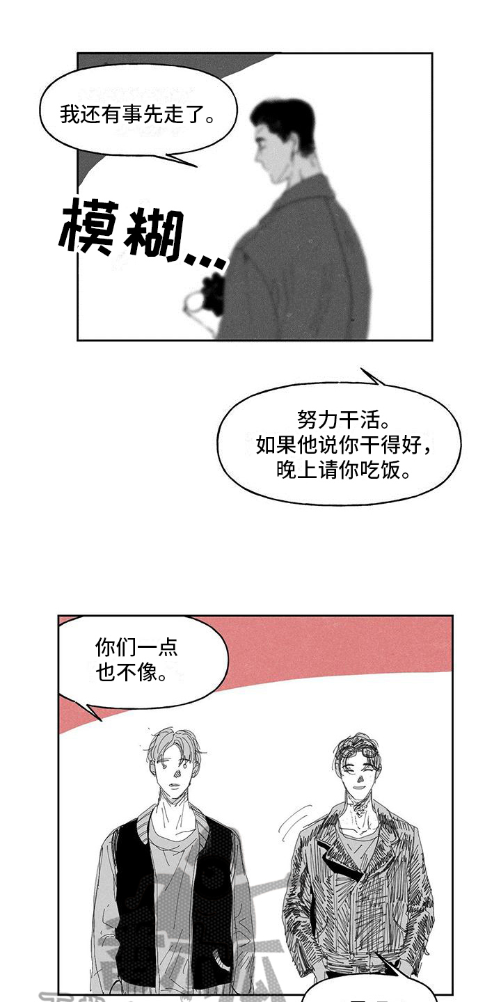 《黄色天空》漫画最新章节第13章：一起工作免费下拉式在线观看章节第【9】张图片