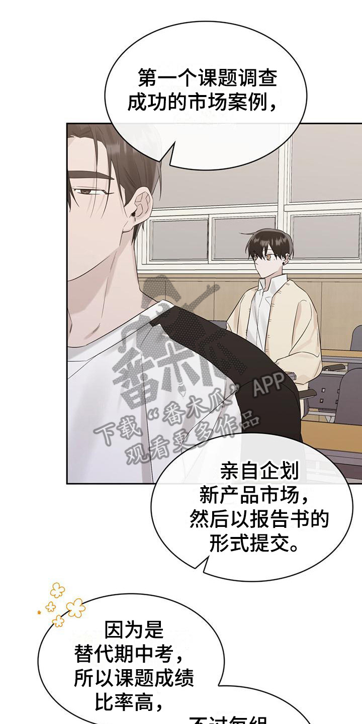 《意外附身》漫画最新章节第13章：小组课题免费下拉式在线观看章节第【13】张图片