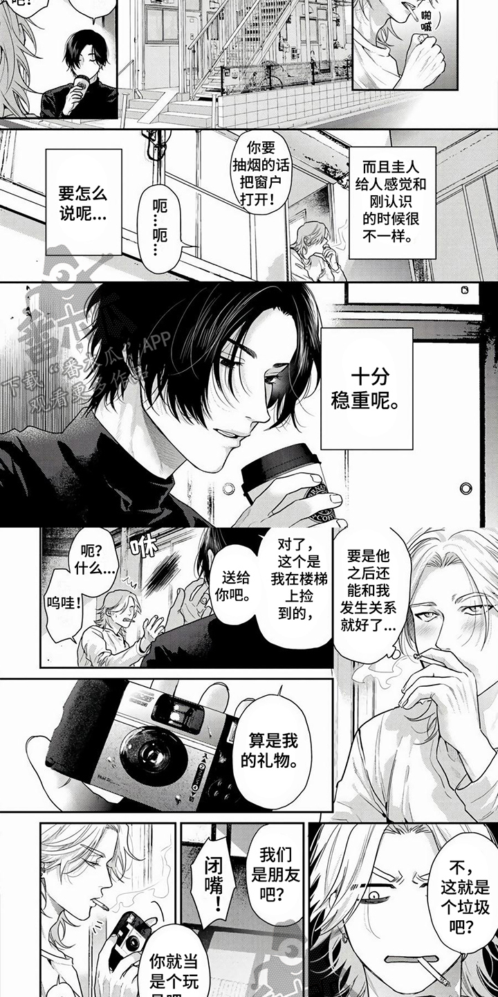 《无家可归的我》漫画最新章节第5章：拍摄免费下拉式在线观看章节第【3】张图片