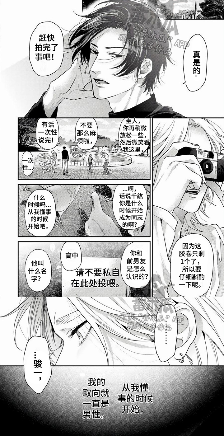 《无家可归的我》漫画最新章节第5章：拍摄免费下拉式在线观看章节第【1】张图片