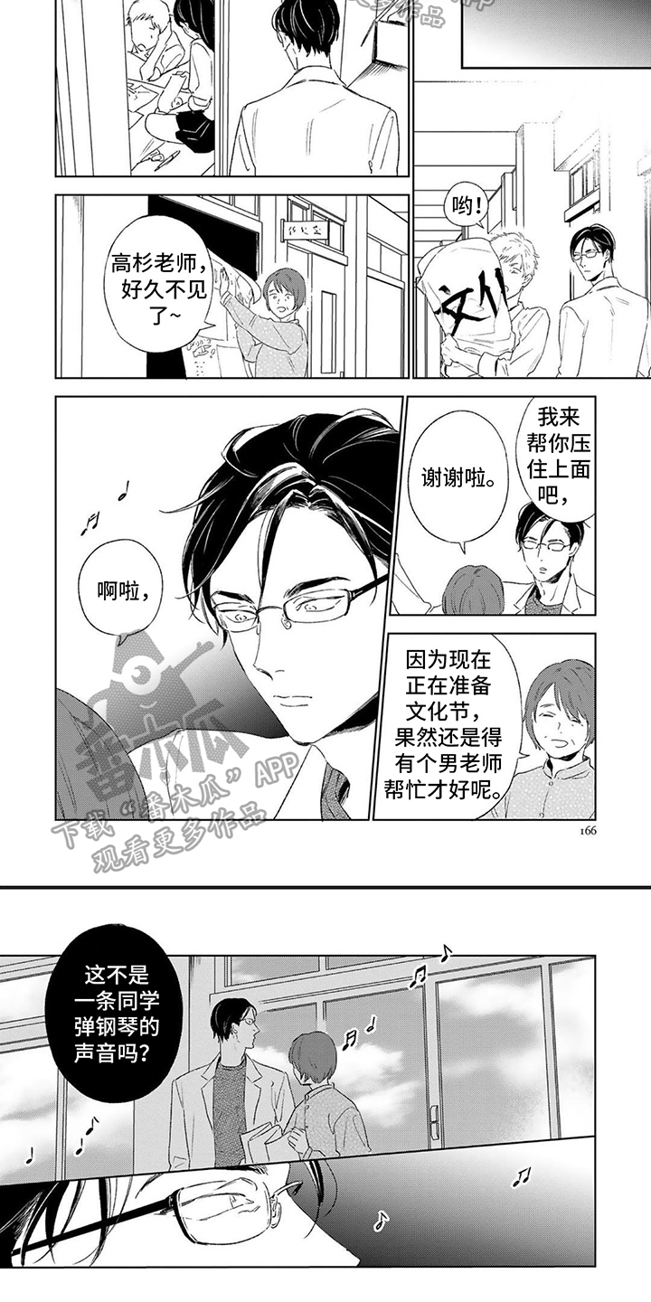 《渴望爱》漫画最新章节第20章：钢琴声免费下拉式在线观看章节第【2】张图片