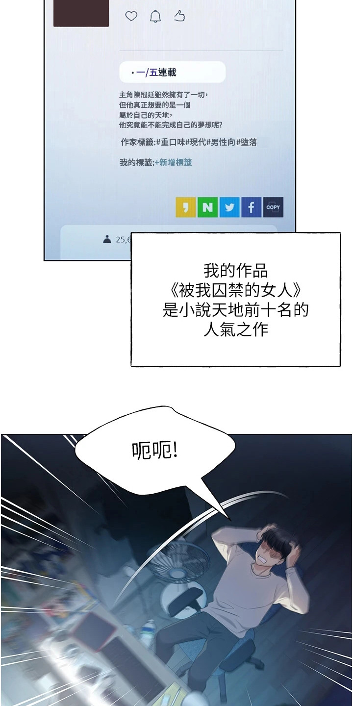 《插画奇缘》漫画最新章节第1章：小说家免费下拉式在线观看章节第【19】张图片