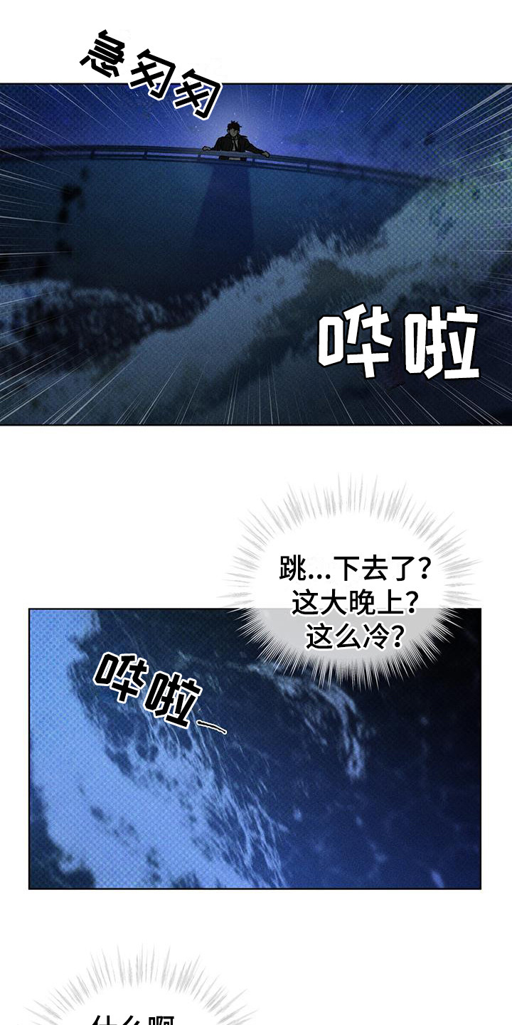 《凶险任务》漫画最新章节第5章：跳海免费下拉式在线观看章节第【14】张图片