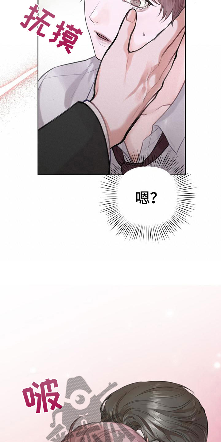 《霸总的秘密教学》漫画最新章节第8章：初吻免费下拉式在线观看章节第【10】张图片